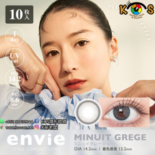 envie 1 Day Minuit Grege アンヴィ ワンデー ミニュイ グレージュ